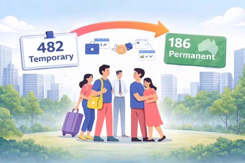 how to go from temporary to permanent