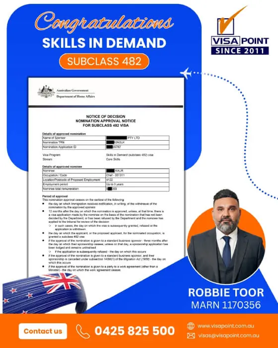 Robbie Toor migration agent Brisbane